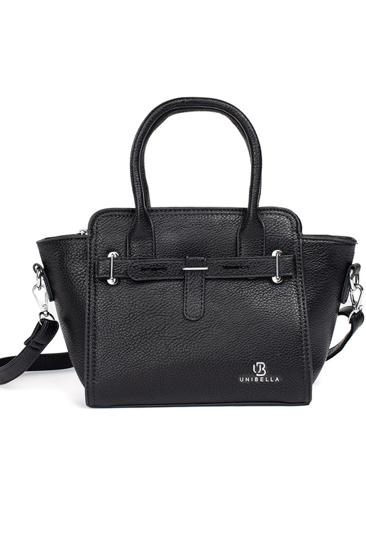 black elegant handbag ze silvermi...