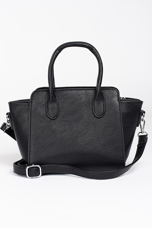 black elegant handbag ze silvermi...