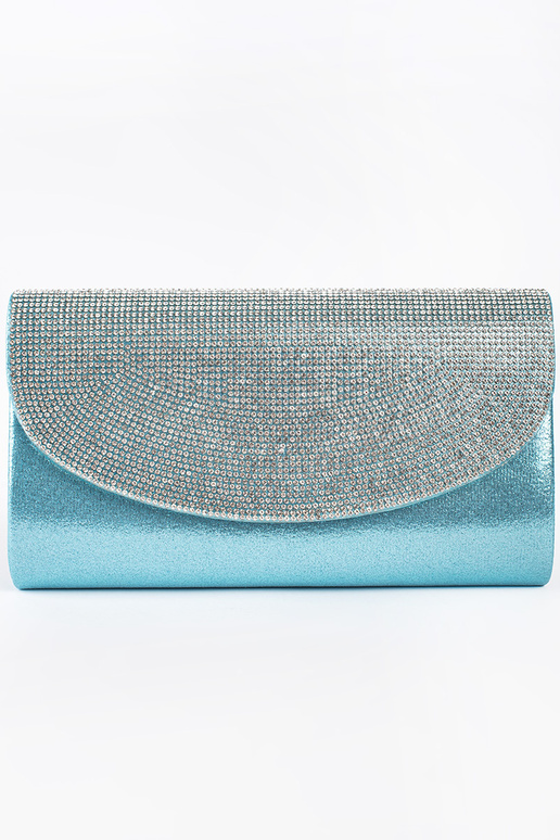 Klasyczna mała torebka błękitna...