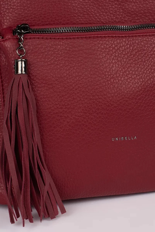 red women's handbag type backpack...