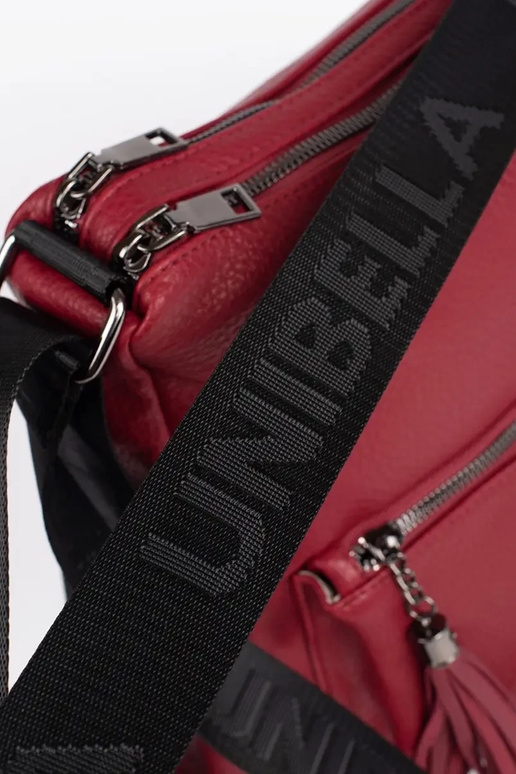 red women's handbag type backpack...