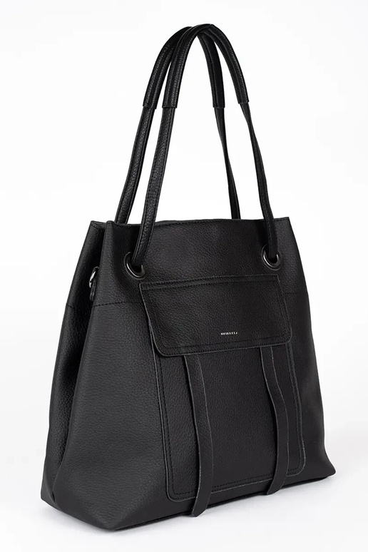 black handbag shopper
