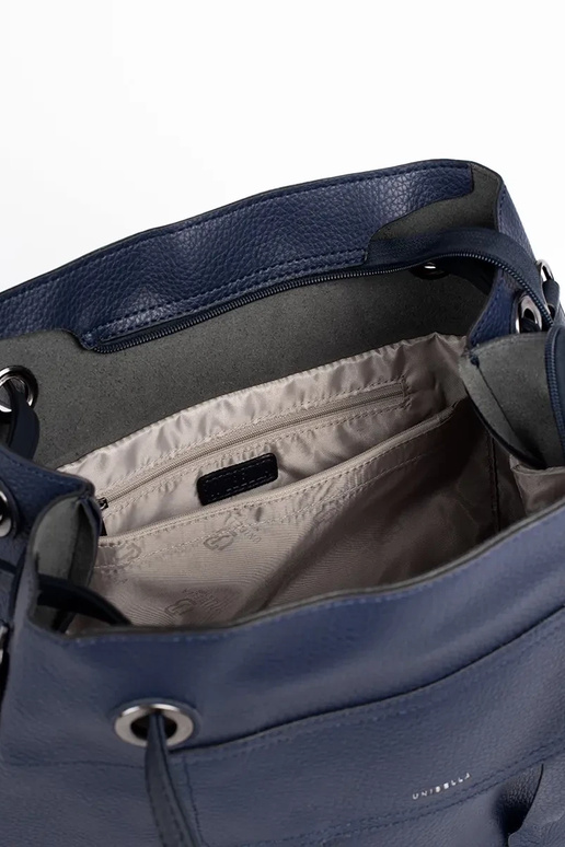 dark blue hand shopper