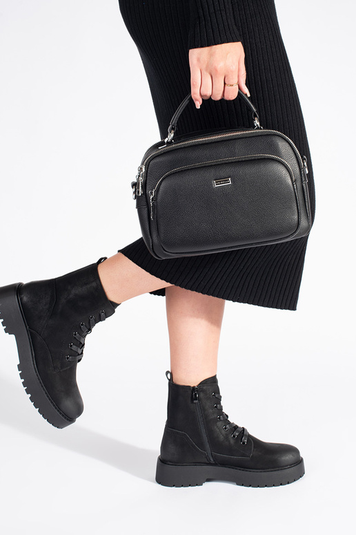 black boots Inith platform Sergio Leone