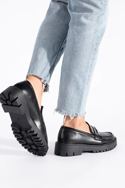 black INomens moccasins Inith platform black INomens moccasins Inith platform
