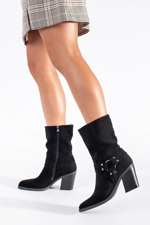 of suede darkbeige ankle boots of suede darkbeige ankle boots