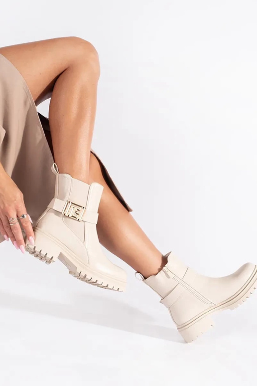 cream colors classic boots Inith a... cream colors classic boots Inith a...