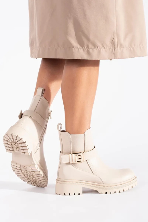 cream colors classic boots Inith a... cream colors classic boots Inith a...