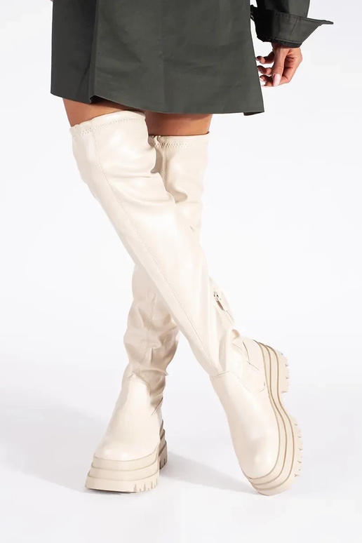 cream colors musketeers Inith platform