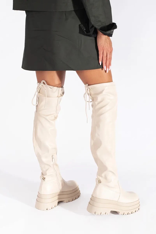 cream colors musketeers Inith platform