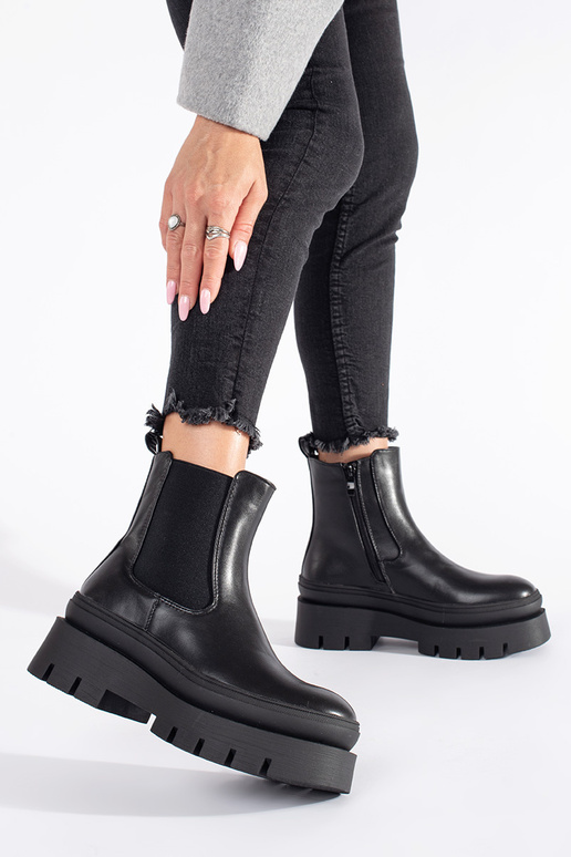 black INomens boots Inith platform black INomens boots Inith platform