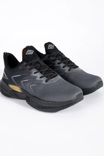 Czarno-szare lekkie buty... 2