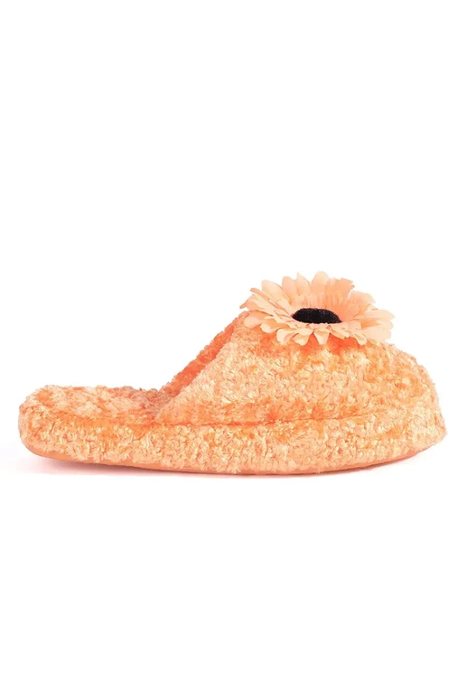Children's slippers in orange with...
