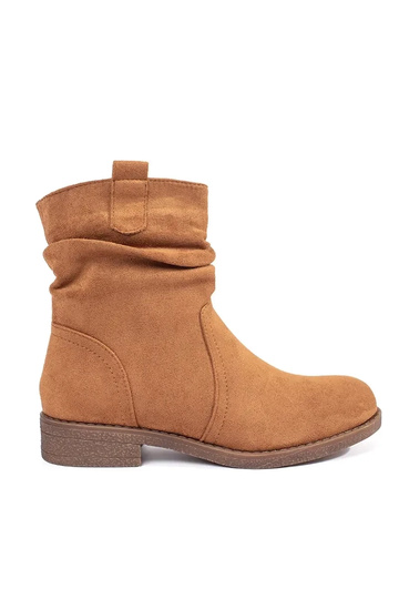 Brown cowboy boots