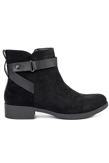 Women's black suede boots...