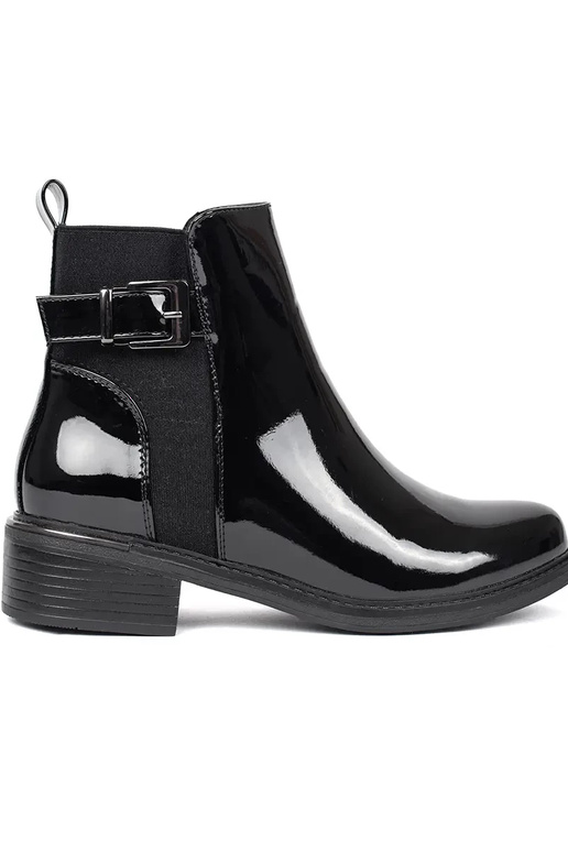 with lacquer effect black Women's shoes with lacquer effect black Women's shoes