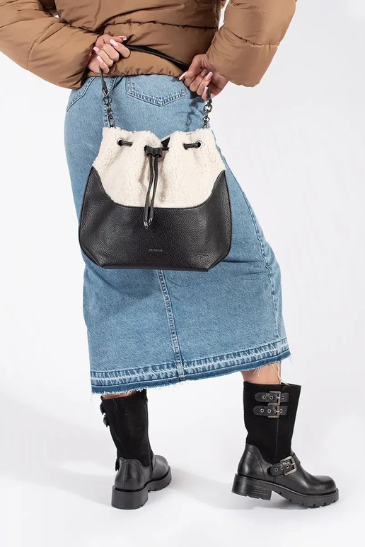 Black leather women's shoes with...