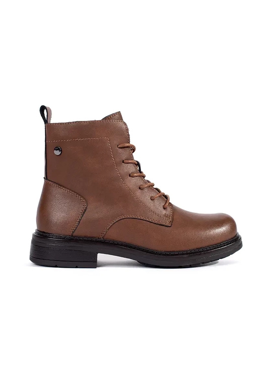 brown lace-up women's shoes Sergio Leone