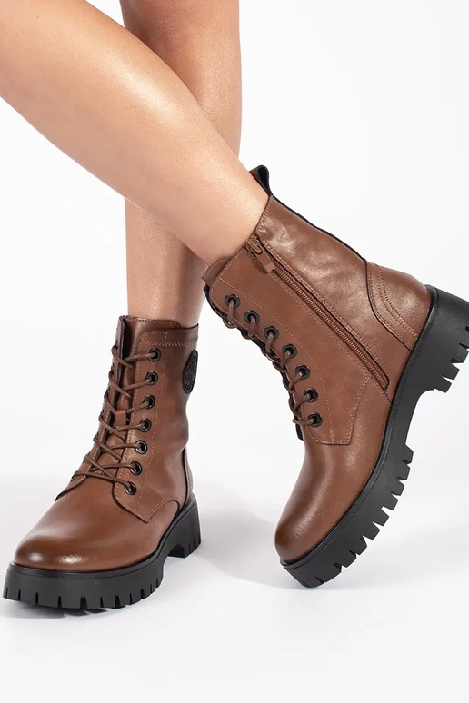 Sergio Leone women's brown lace-up... Sergio Leone women's brown lace-up...