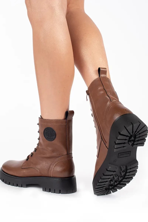 Sergio Leone women's brown lace-up... Sergio Leone women's brown lace-up...