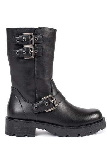 Black leather women's...