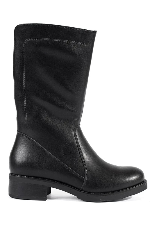 black leather women's shoes Sergio Leone black leather women's shoes Sergio Leone