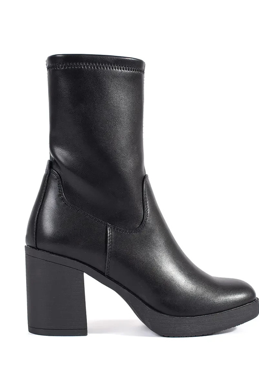 black women's shoes on the heel by...