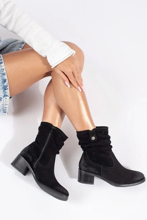 Sergio Leone black leather cowboy boots Sergio Leone black leather cowboy boots