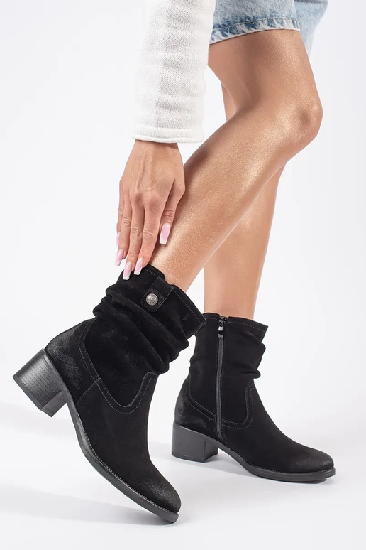 Sergio Leone black leather cowboy boots Sergio Leone black leather cowboy boots