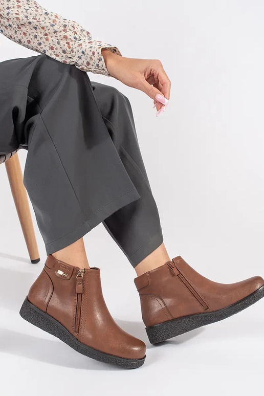 Brown leather comfortable shoes...