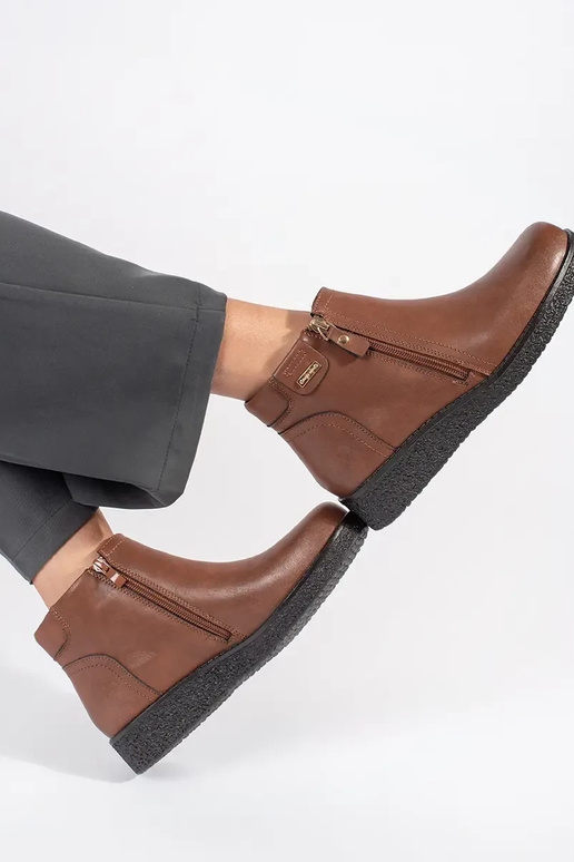 Brown leather comfortable shoes...