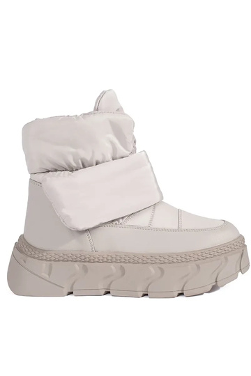 Szare ocieplane śniegowce...