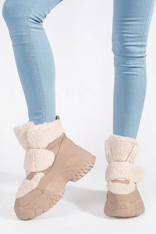 beige INomens snoIn boots Inith... beige INomens snoIn boots Inith...