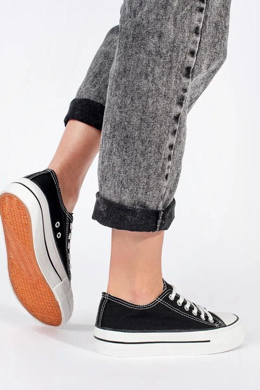 Black classic women's lace-up shoes... Black classic women's lace-up shoes...