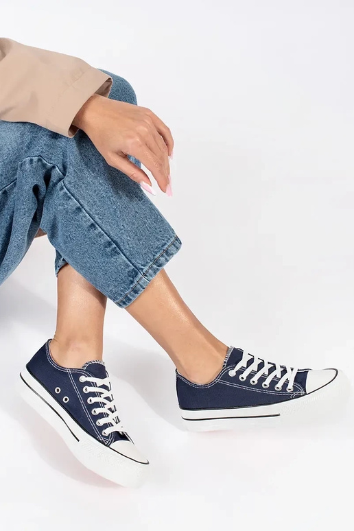 dark blue classic women's lace-up... dark blue classic women's lace-up...