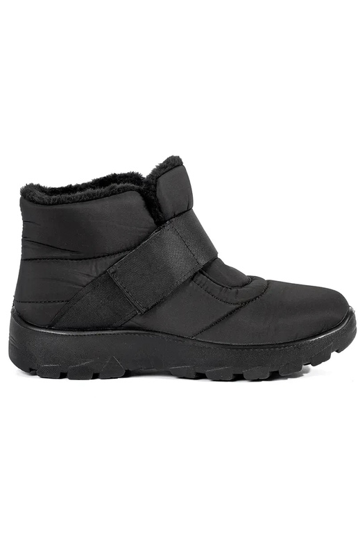 Women's comfortable snow boots in black