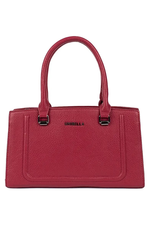 Red classic elegant handbag