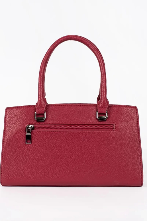 Red classic elegant handbag