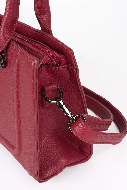 Red classic elegant handbag