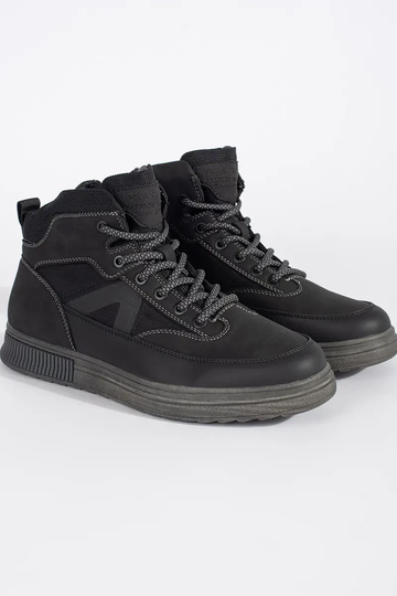 Black men's winter boots 2