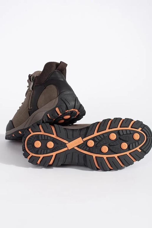 Brown Men's Trekking Shoes