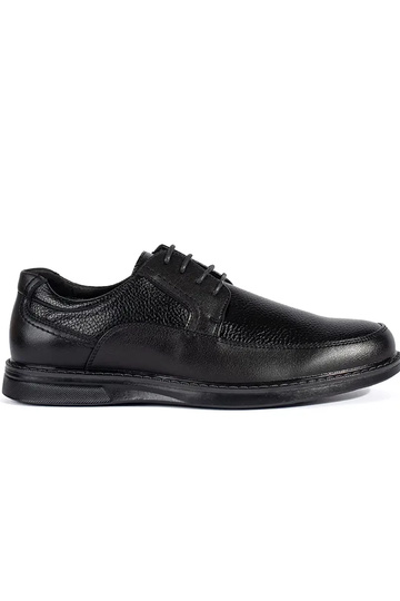 Men's black lace-up sneakers