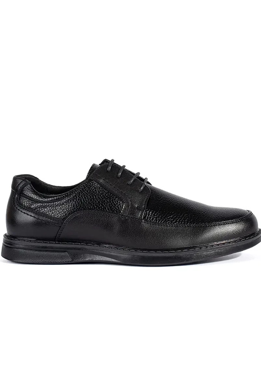 Men's black lace-up sneakers