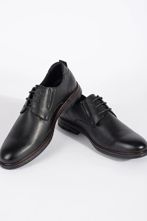 Black lace-up sneakers