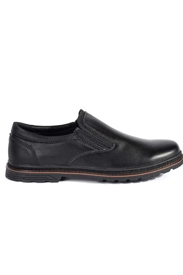 Black fastening sneakers