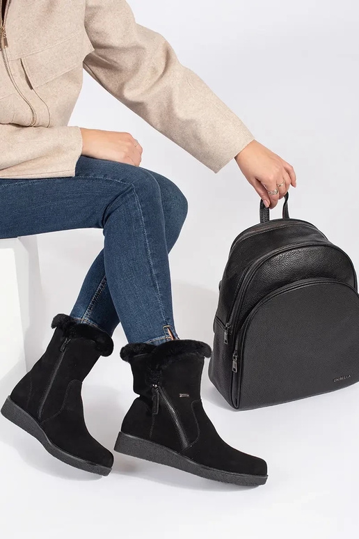 black klasyczny backpack ladies