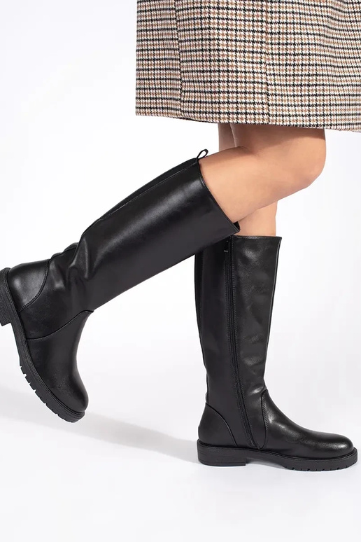 Leather black classic Inomens boots... Leather black classic Inomens boots...