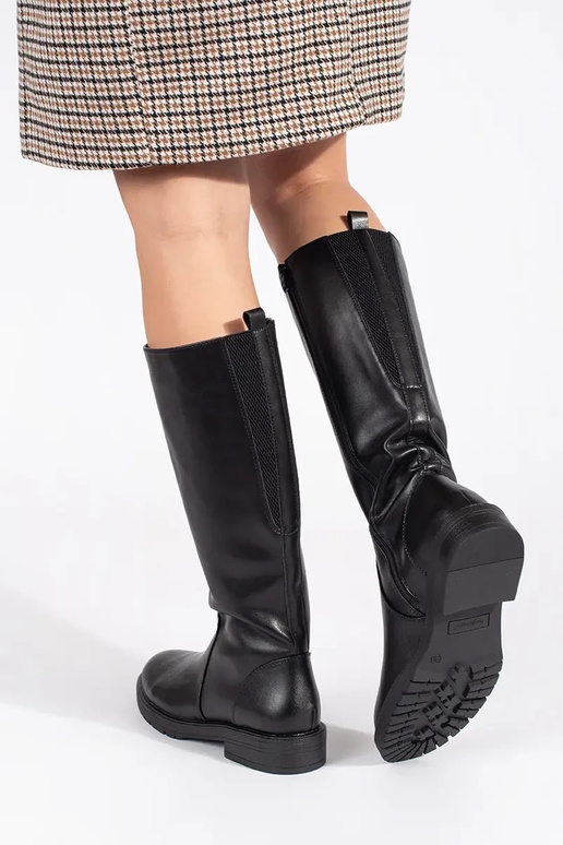 Leather black classic Inomens boots... Leather black classic Inomens boots...