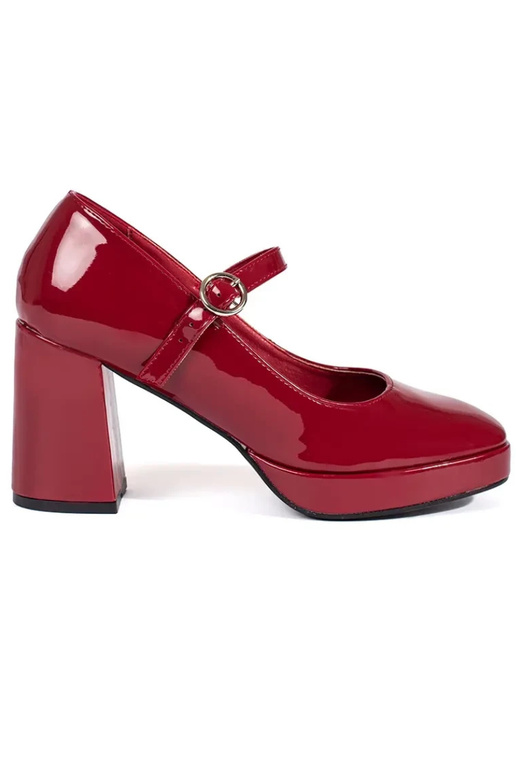 Women's Red Patent Heeled Sneakers...