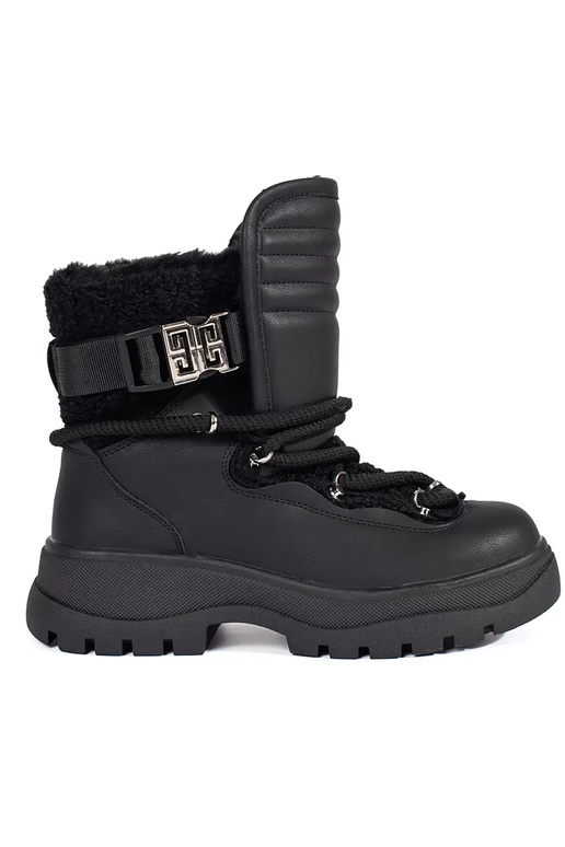 black INomens snoIn boots Inith fur... black INomens snoIn boots Inith fur...